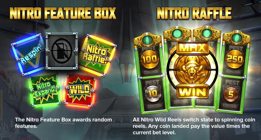 Nitro Feature Box och Nitro Raffle i Dirty Dawgs