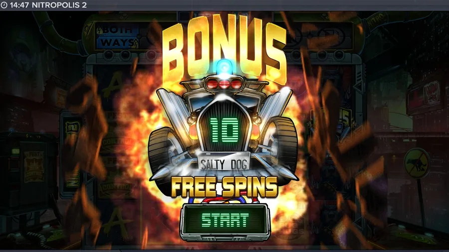 Nitropolis 2 Free Spins bonus