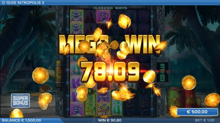 Mega Win i Nitropolis 3