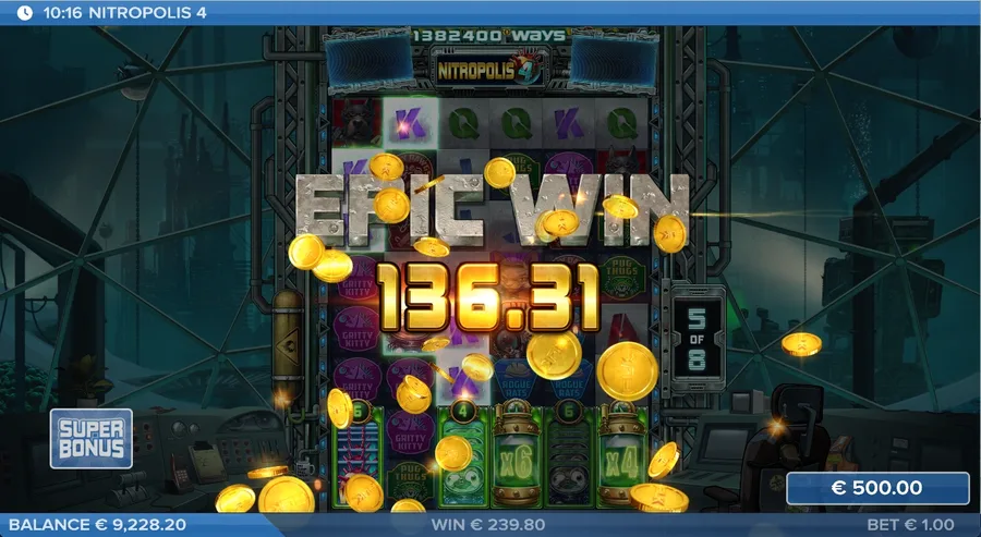 Epic Win i Nitropolis 4