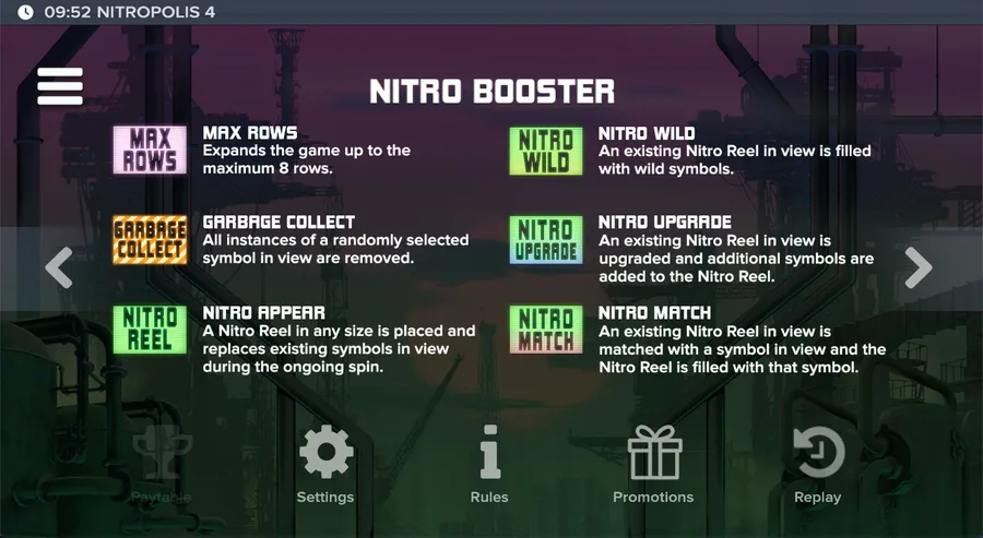 Nitro Booster med specialfunktioner