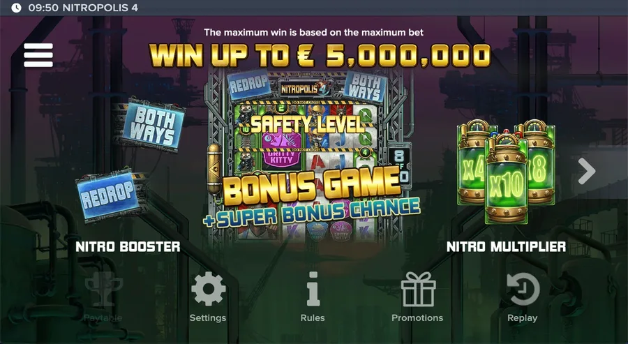 Nitropolis 4 spelregler och funktioner