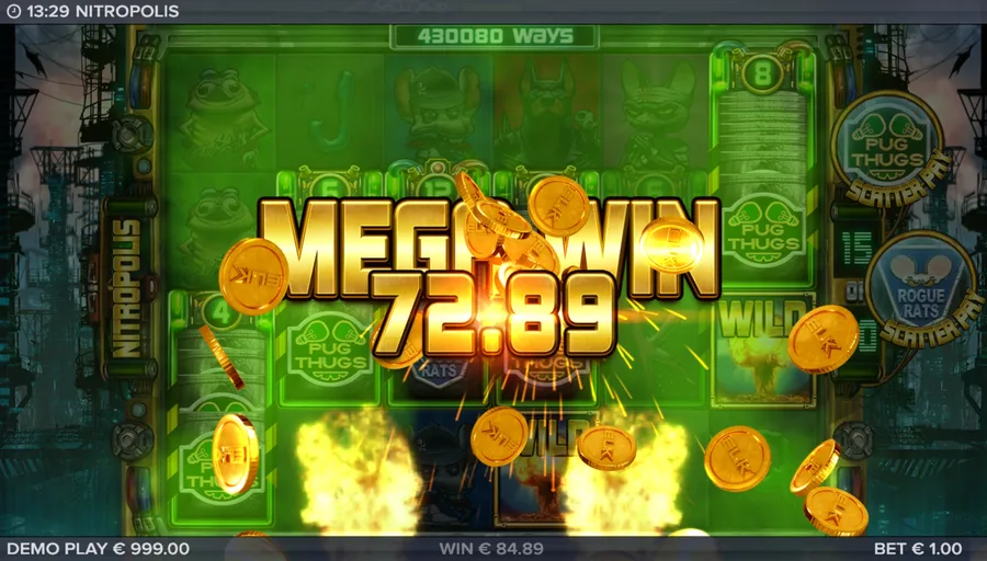 Nitropolis  Mega Win