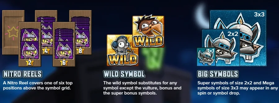 Nitro reels wild big symbols