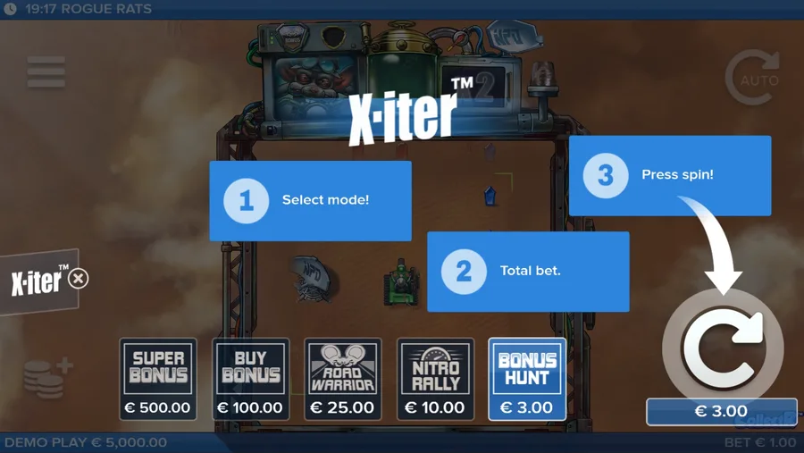 Rogue Rats x-iter tutorial